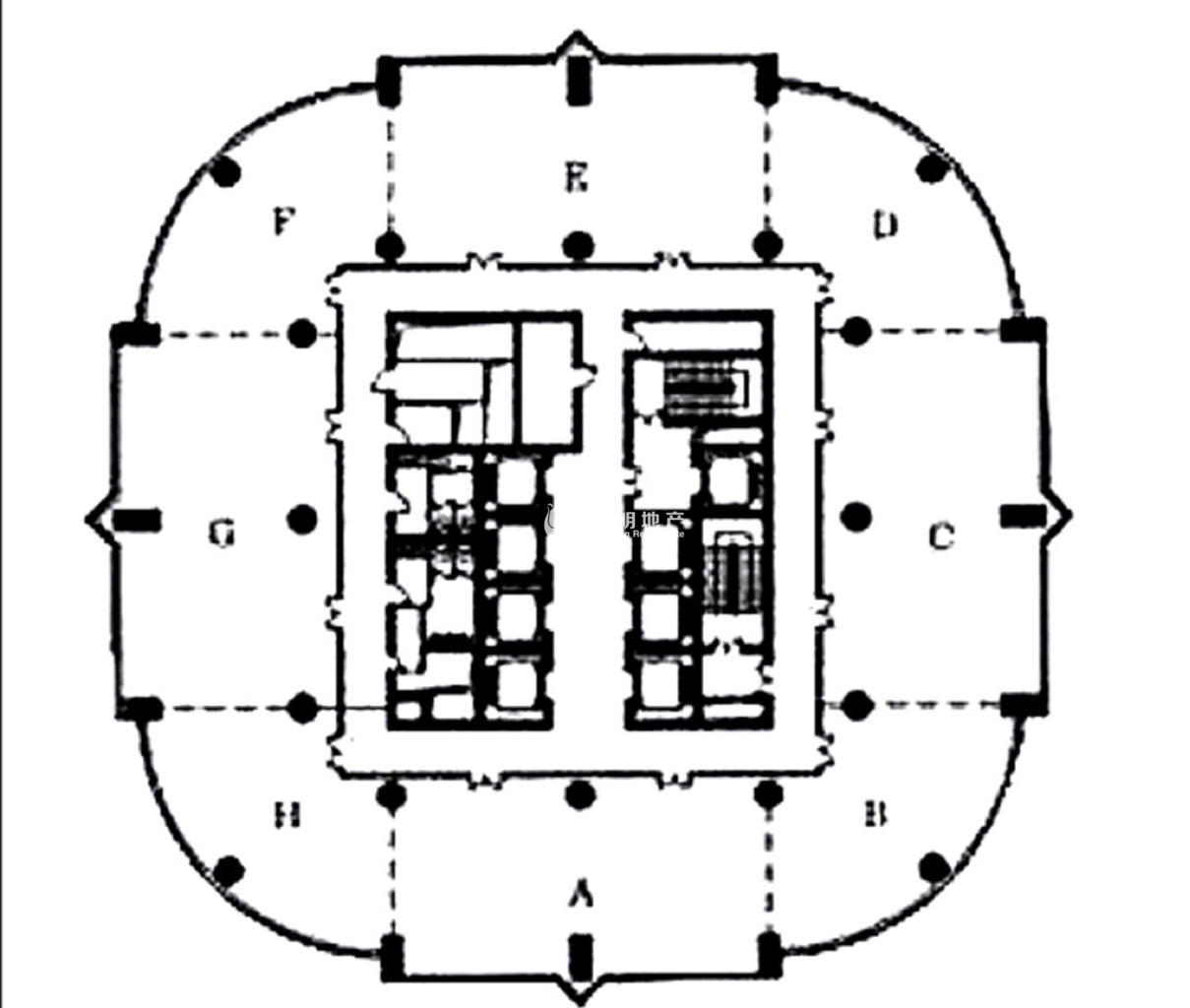 徐家汇上海实业大厦200平米写字楼出租